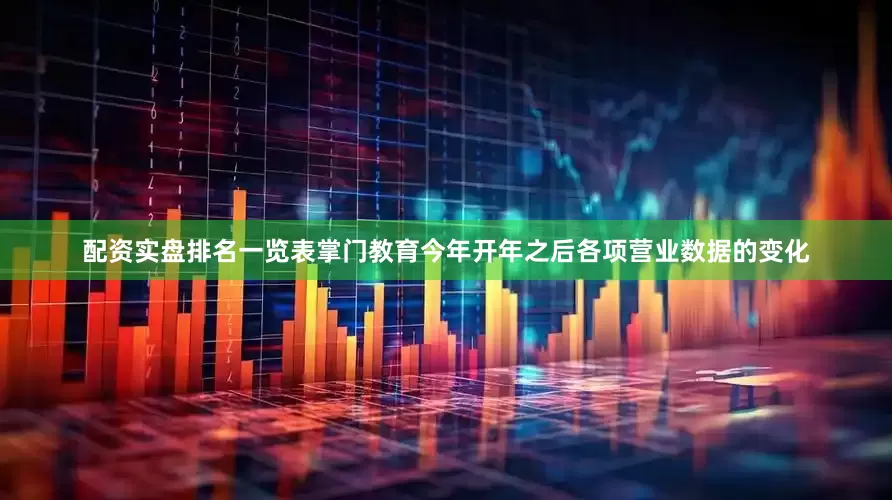 配资实盘排名一览表掌门教育今年开年之后各项营业数据的变化