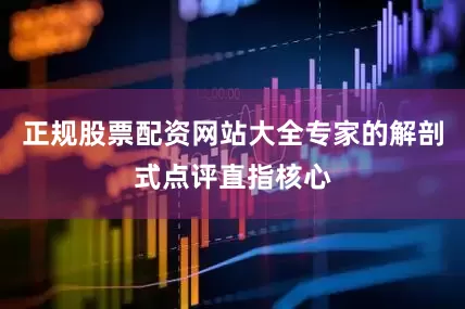 正规股票配资网站大全专家的解剖式点评直指核心