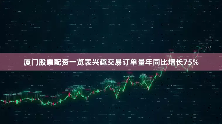厦门股票配资一览表兴趣交易订单量年同比增长75%